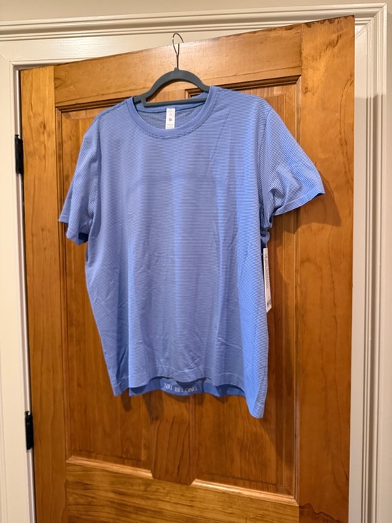 lululemon athletica Tops - lululemon athletica Light Blue Short-Sleeve Crew Tee